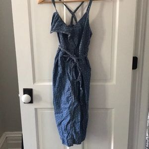 Motherhood Maternity Chambray Dress